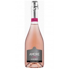 Вино игристое "Аморе Мио" розовое брют 11,5% 0,75