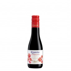 Вино игристое "Риуните Ламбруско" красное полусладкое 8% 0,187