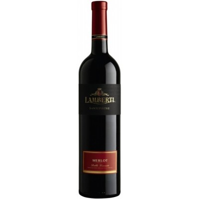 Вино Ламберти "Мерло делле Венеция" красное сухое 0,75л кр.12,5%