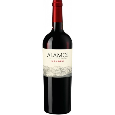 Вино Аламос Мальбек красное сухое 0,75л кр.12,5%