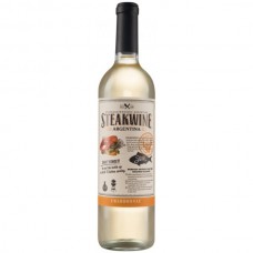 Вино молодое полусухое белое "Стейквайн Шардоне (Мендоса)" 12,5% 0,75