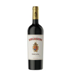 Вино "Боргобруно Тоскана Россо" красное полусухое 13,5% 0,75