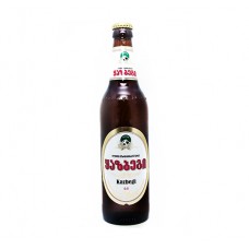 Пиво "Казбеги оригинальное" пастериз. светлое 0,5л кр.5% (стек.)