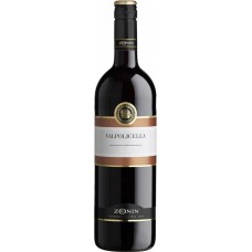 Вино Зонин "Вальполичелла" красное полусухое 0,75л кр.12%