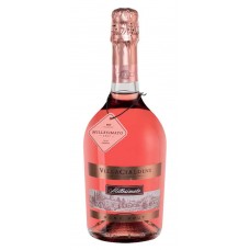 Вино игристое "Вилла Чальдини Розе" розовое брют 12% 0,75