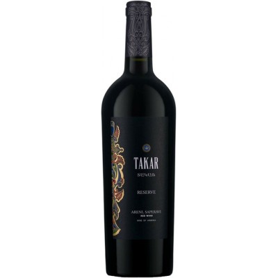 Вино марочное Такар Резерв красное сухое 14% 0,75