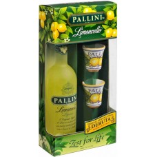 Ликер «Лимончелло "Паллини" в п/к с 2 стаканчиками 26% 0,5