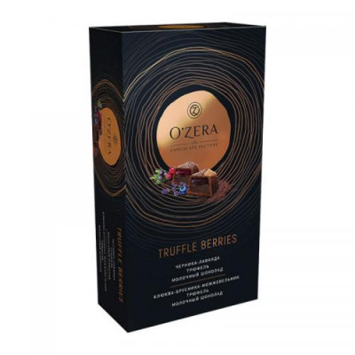 Набор шоколадных конфет "OZERA" Трюфель с ягодами" 220 гр