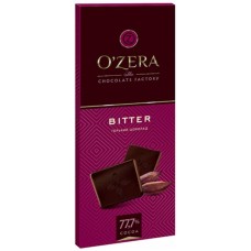 Шоколад "OZERA" Биттер горький шоколад 77,7% какао 90 гр