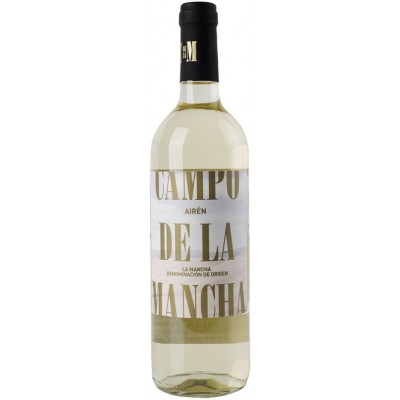 Вино Кампо де ла Манча "Айрен" белое сухое 0,75л кр.11%