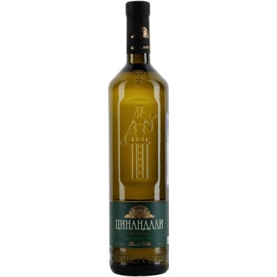 Вино "Цинандали" белое сухое 0,75л кр.10,5-13%