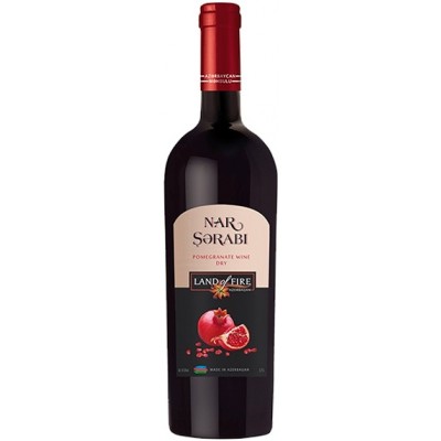 Вино "Нар" фруктовое гранатовое красное полусладкое 0,75л кр.10-13%