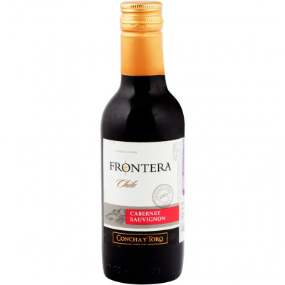 Вино "Фронтера Каберне Совиньон" 12%  красное полусухое 0,187