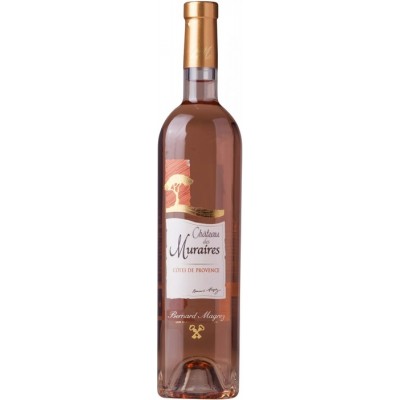 Вино Бернар Магре "Шато де Мюрэр" розовое сухое 0,75л кр.12,5%