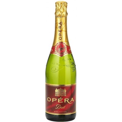 Вино игристое "Опера" Блан де Блан белое брют 0,75л кр.11%