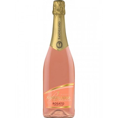 Вино игристое "Сандильяно Гранд Кюве Розато"  розовое полусладкое 10% 0,75
