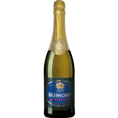 Вино игристое "ФБ Дюмонт" белое полусладкое 10,5% 0,75