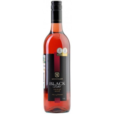 Вино Макгиган Блэк Лейбл Розе Шираз розовое полусухое 0,75л кр.11,5%