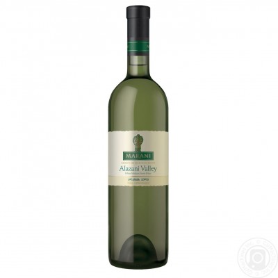 Вино Марани Алазанская долина столовое белое полусладкое 0,75л кр.12%