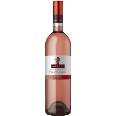 Вино Марани Пиросмани Розе столовое розовое полусухое 0,75л кр.12%