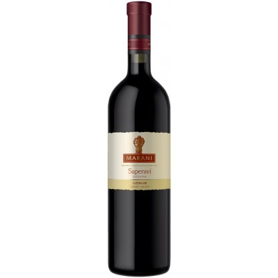 Вино Марани Саперави столовое красное сухое 0,75л кр.13,5%