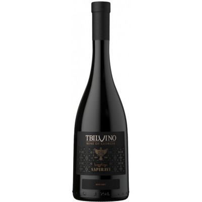 Вино Тбилвино "Саперави" красное сухое 0,75л. кр.13%
