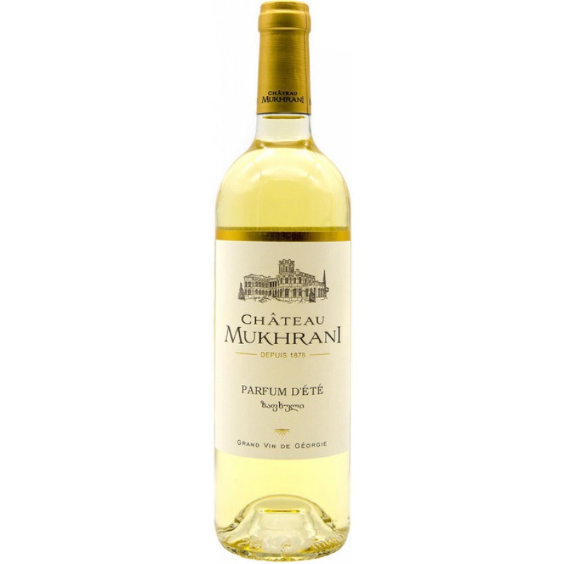 Шато белое вино. Шато Мухрани Цинандали. Шато Мухрани Парфюм д'эте. Вино Chateau Mukhrani, Muscat. Грузинское вино Шато Мухрани.