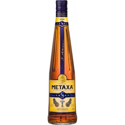 Спиртной напиток "Метакса 5*" 0,5л кр.38%