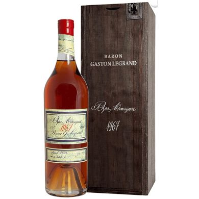 Арманьяк Барон Г. Легран Ба Арманьяк 1967 г 40% 0,7 в п/у дерево