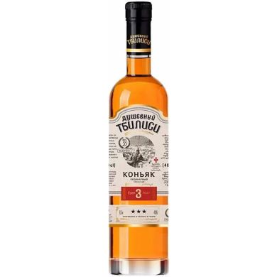 Коньяк «Душевный Тбилиси» 3 года 40% 0,5