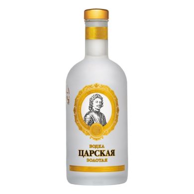 Водка «Царская» Золотая 40% 0,5
