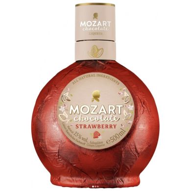 Ликёр «Моцарт» Уайт Чоколейт Крим Строберри 15% 0,5