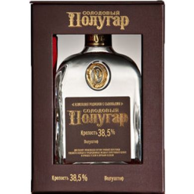 Дистиллят солодовый «Полугар» 38,5% 0,615 в п/у