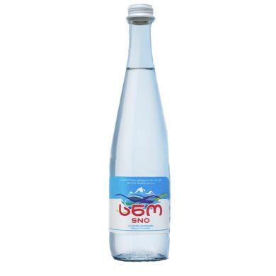 Вода «СНО» минеральная 0,5 н/газ (стекло)