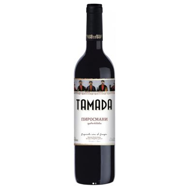 Вино Тамада «Пиросмани» красное полусладкое 12% 0,75