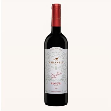 Вино «Братья Асканели» Мукузани красное сухое 12,5% 0,75