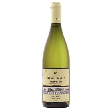 Вино «Телиани Вели» Цинандали белое сухое 12,5% 0,75