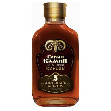 Коньяк «Горы и Камни» 5 лет 40% 0,100