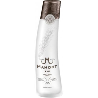 Водка «Мамонт» Ржаная 40% 0,5