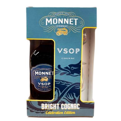 Коньяк «МОННЕ VSOP»+2 бокала 40% 0,7 в п/у