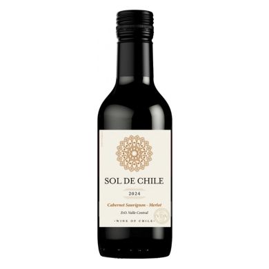 Вино «Сол де Чили» Каберне Совиньон Мерло красное сухое 12,5% 0,187