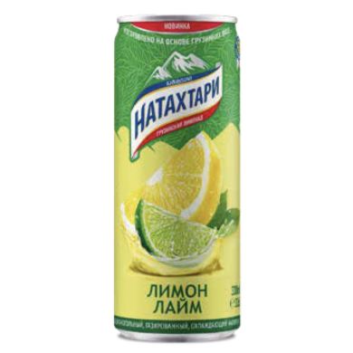 Лимонад «Натахтари» Лимон-лайм 0,33 ж/б