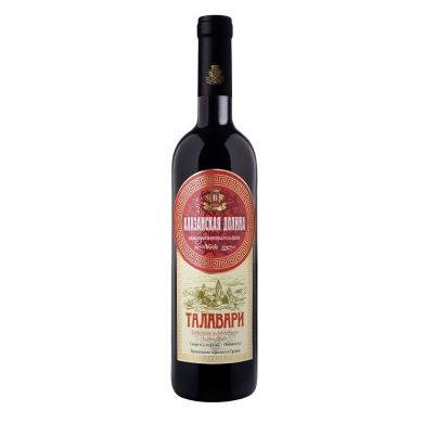 Вино «Талавари» Алазанская долина красное полусладкое 11,5% 0,75