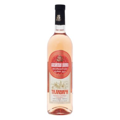 Вино «Талавари» Алазанская долина розовое полусладкое 11,5% 0,75