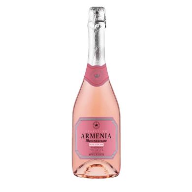 Вино игристое «Армения» розовое полусухое 11,5% 0,75