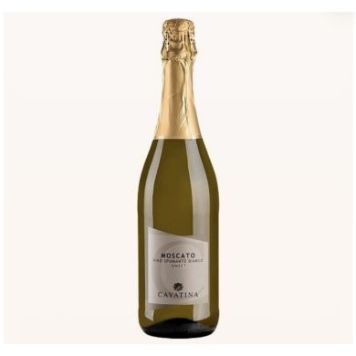 Вино игристое «Каватина» Спуманте Москато белое полусладкое 9,5% 0,75